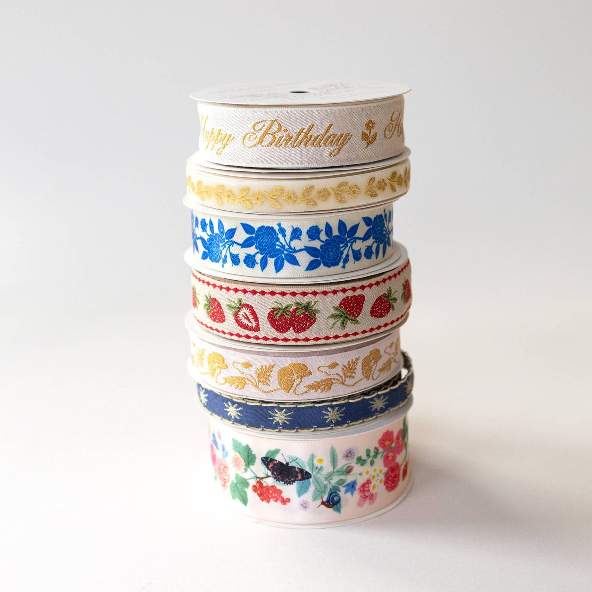 GOLD POPPY | EMBROIDERED RIBBON