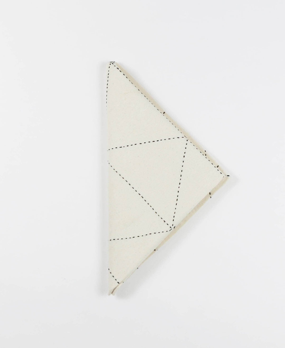 Graph Embroidered Napkins - Set of 2: Bone
