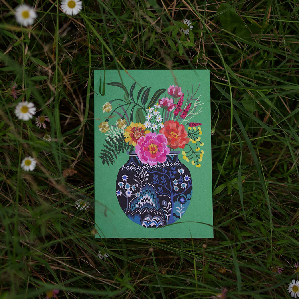 Fleurs Greetings Card