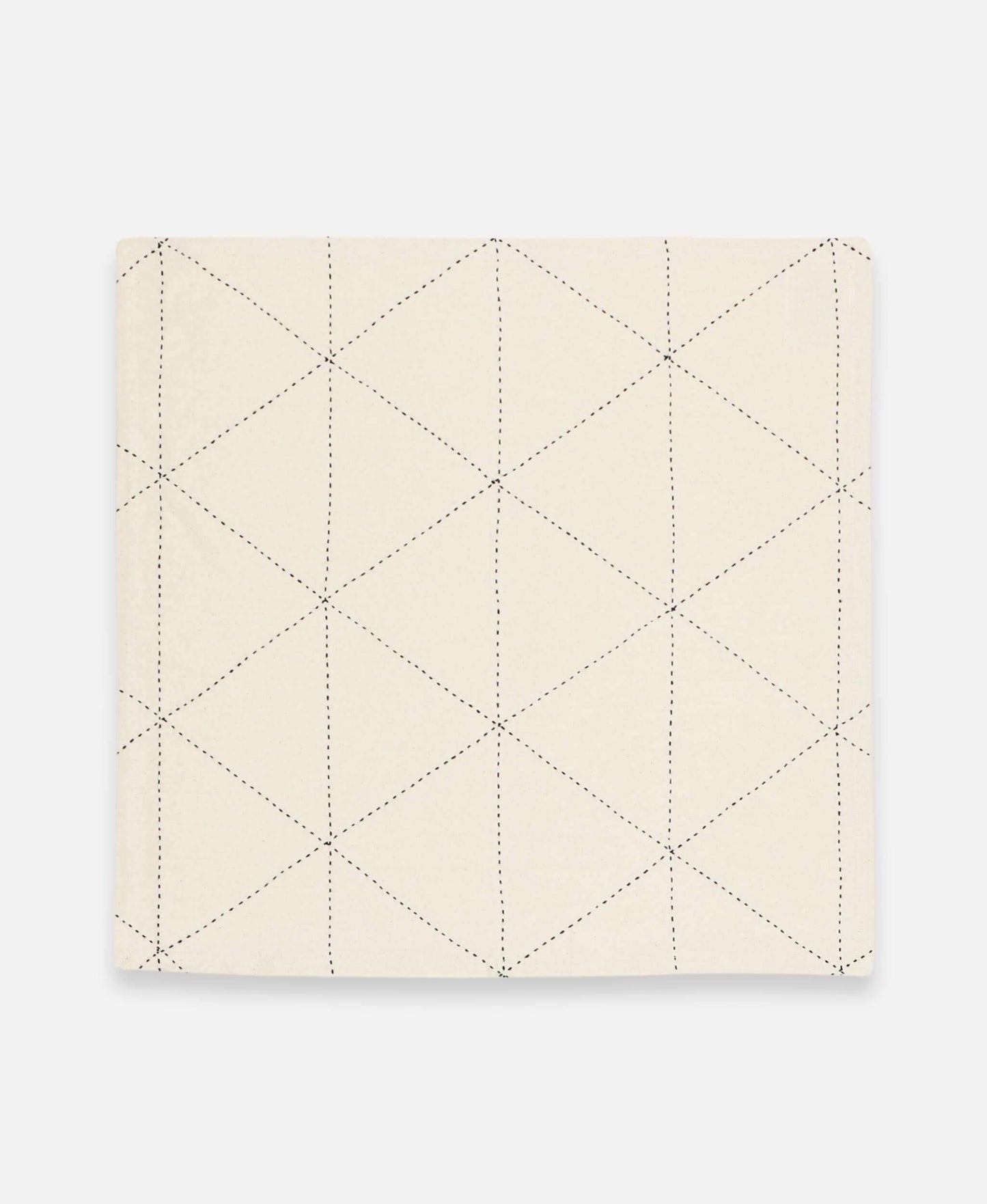 Graph Embroidered Napkins - Set of 2: Bone