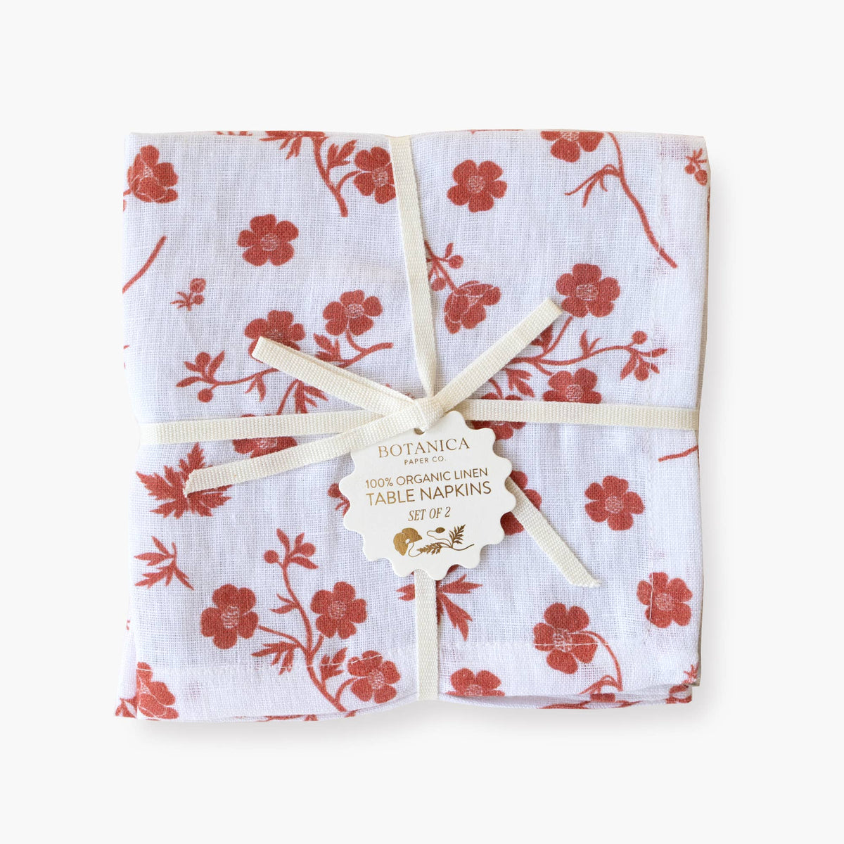 BUTTERCUP | LINEN TABLE NAPKINS, SET OF 2