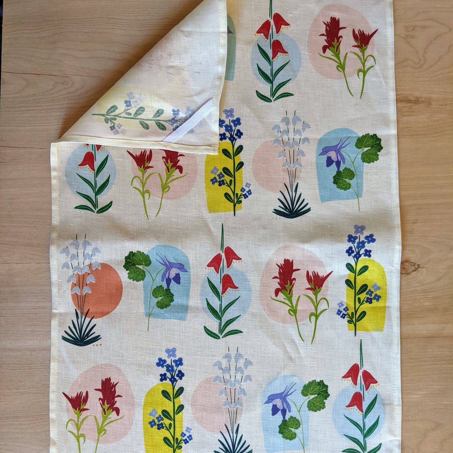 Desert Botanical Tea Towel