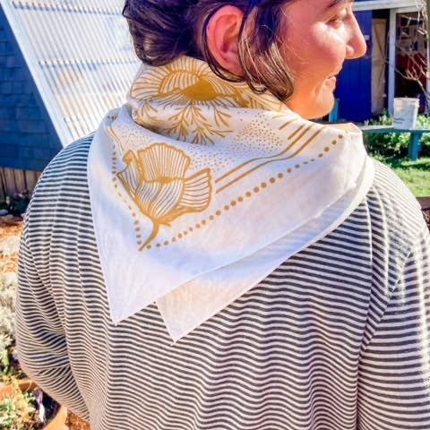 Poppy Sunrise Bandana