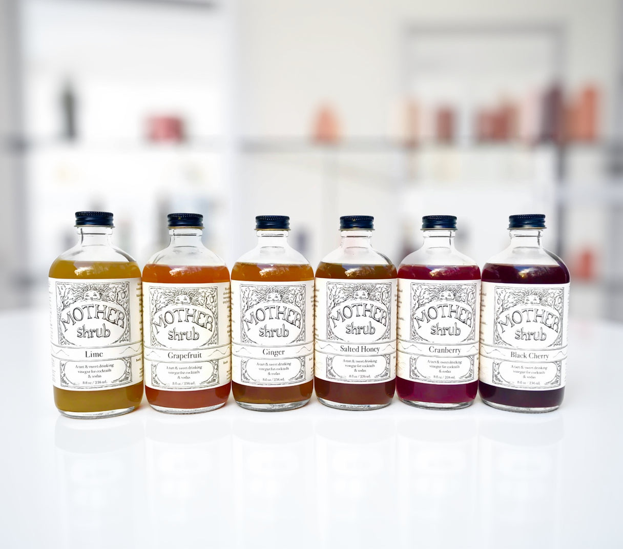 Mother Shrub 16 oz Flavors