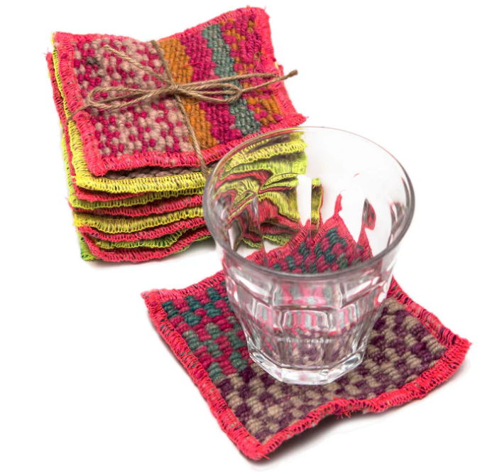 Zero Waste Coasters Set of 4
