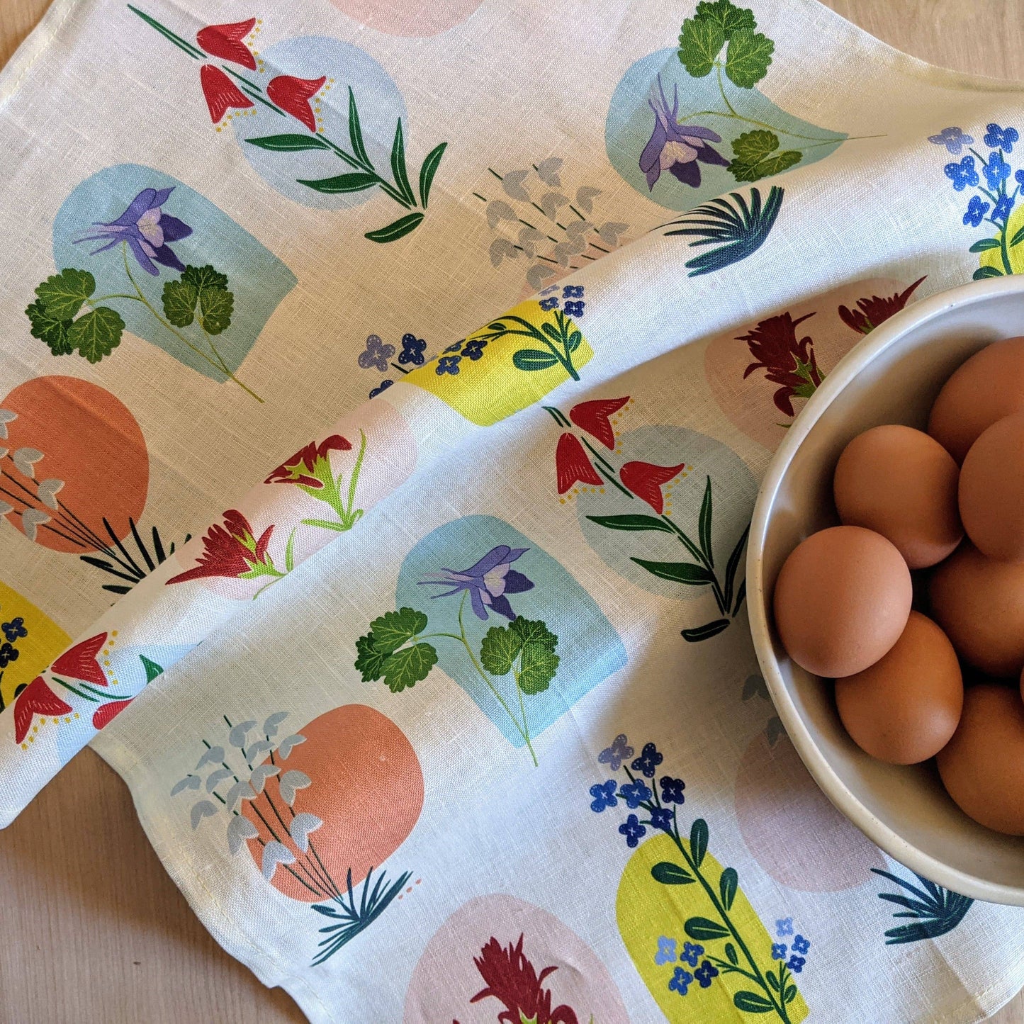 Desert Botanical Tea Towel