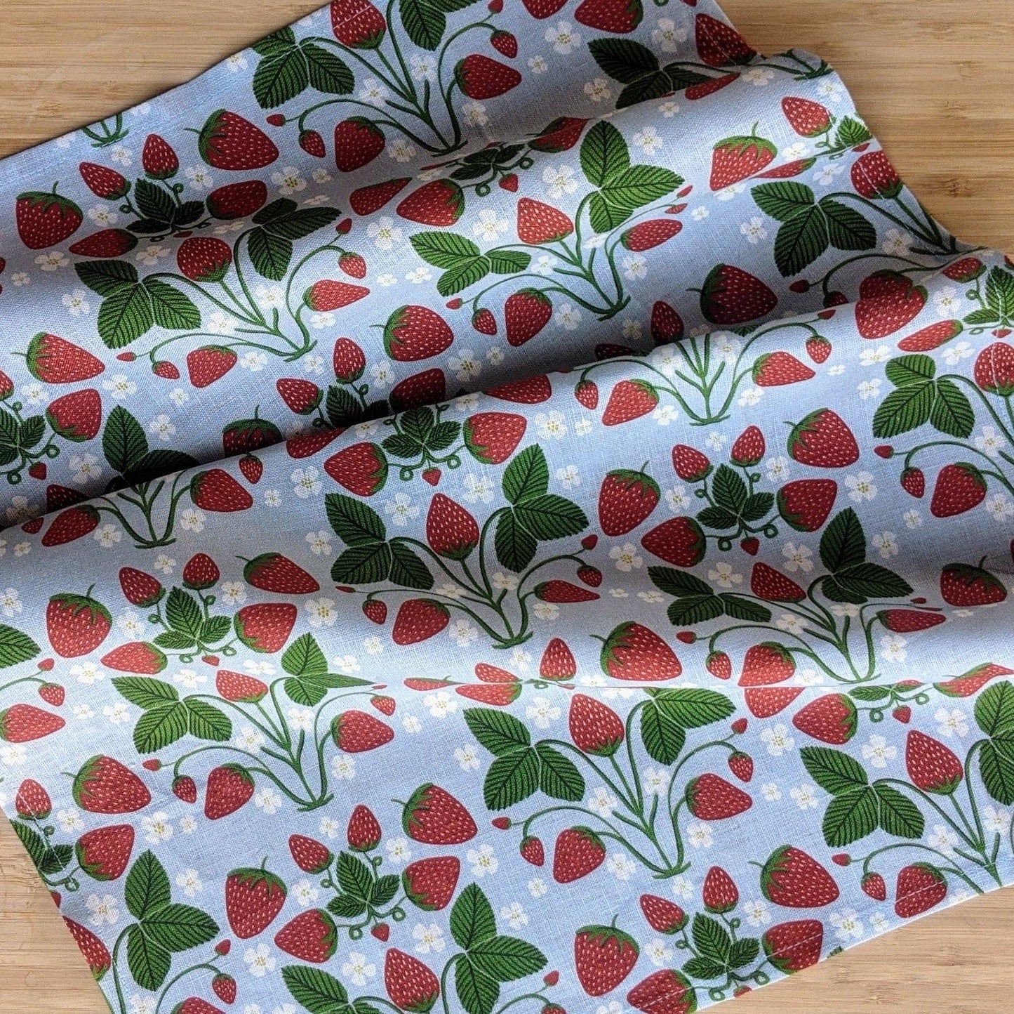Strawberry Vine Tea Towel
