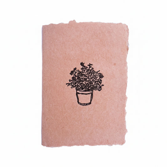Potted rose: Folded / Single