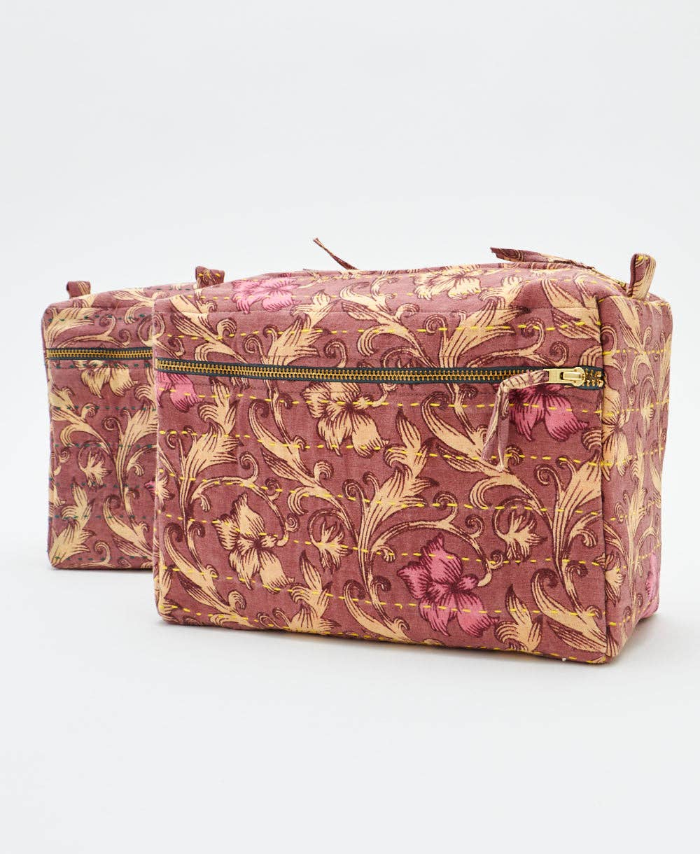 Kantha Large Toiletry Bag - No. 260408