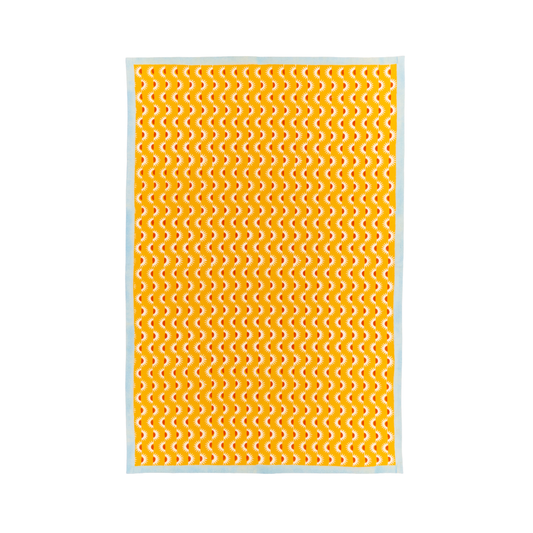 Goldenrod Suns Tea Towel